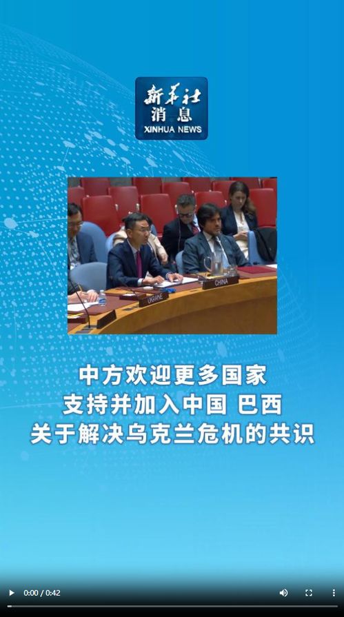 中国巴西关于乌克兰危机的联合声明
