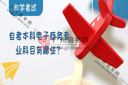 电子商务专业要选哪些科